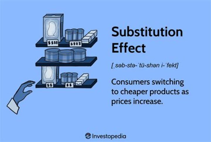 Which statement describes the substitution effect?
